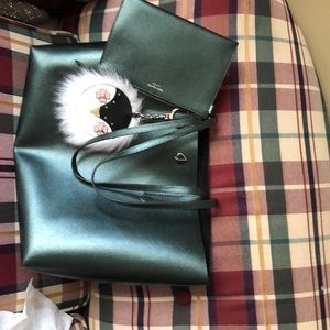 Kate Spade Molly tote with wristlet and charm